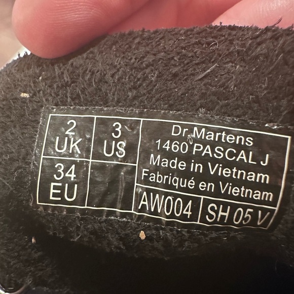 DR MARTENE KIDS SIZE 3 Multicolor Lace-Up Boots - Picture 7 of 7